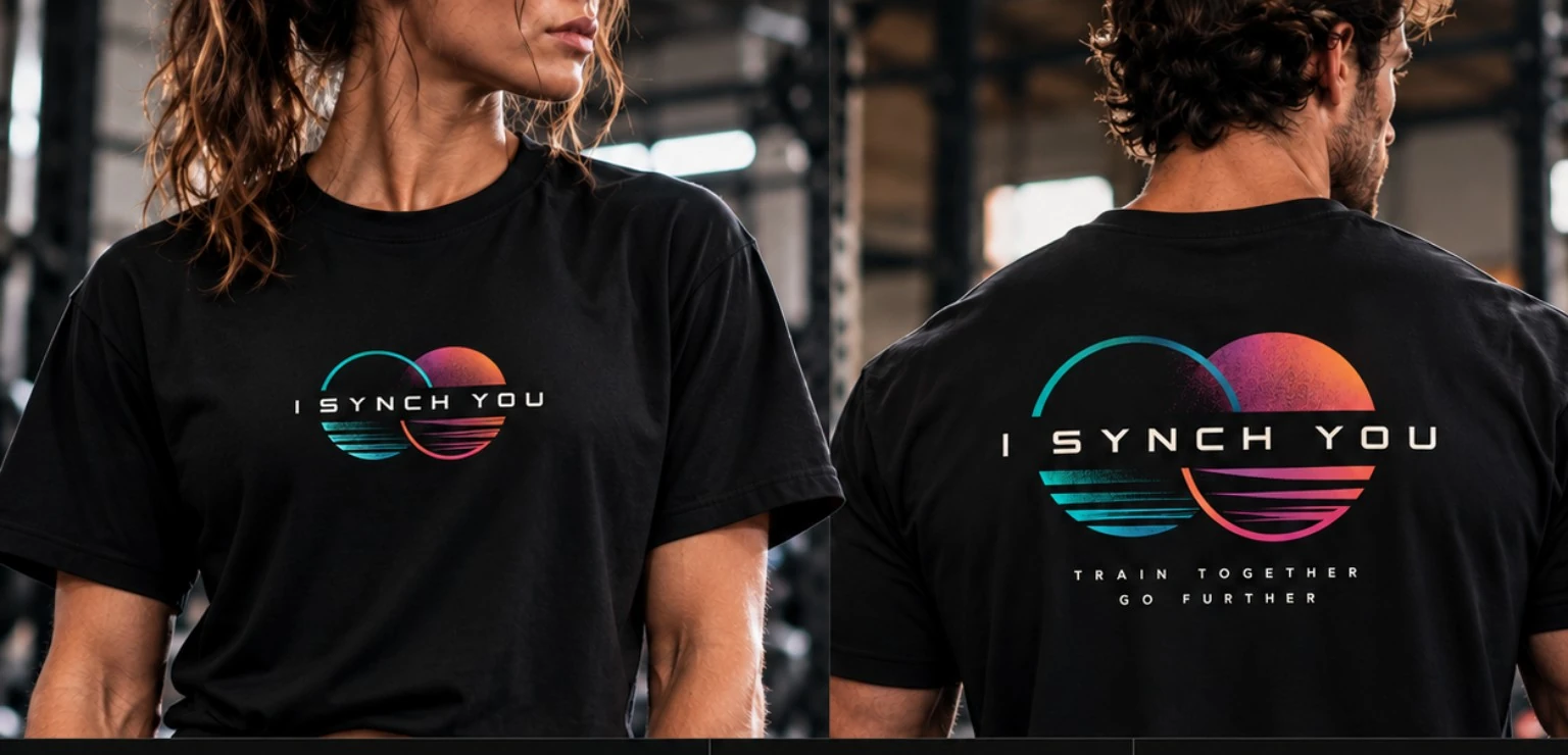 Presentación editorial de la camiseta I Synch You BLACK