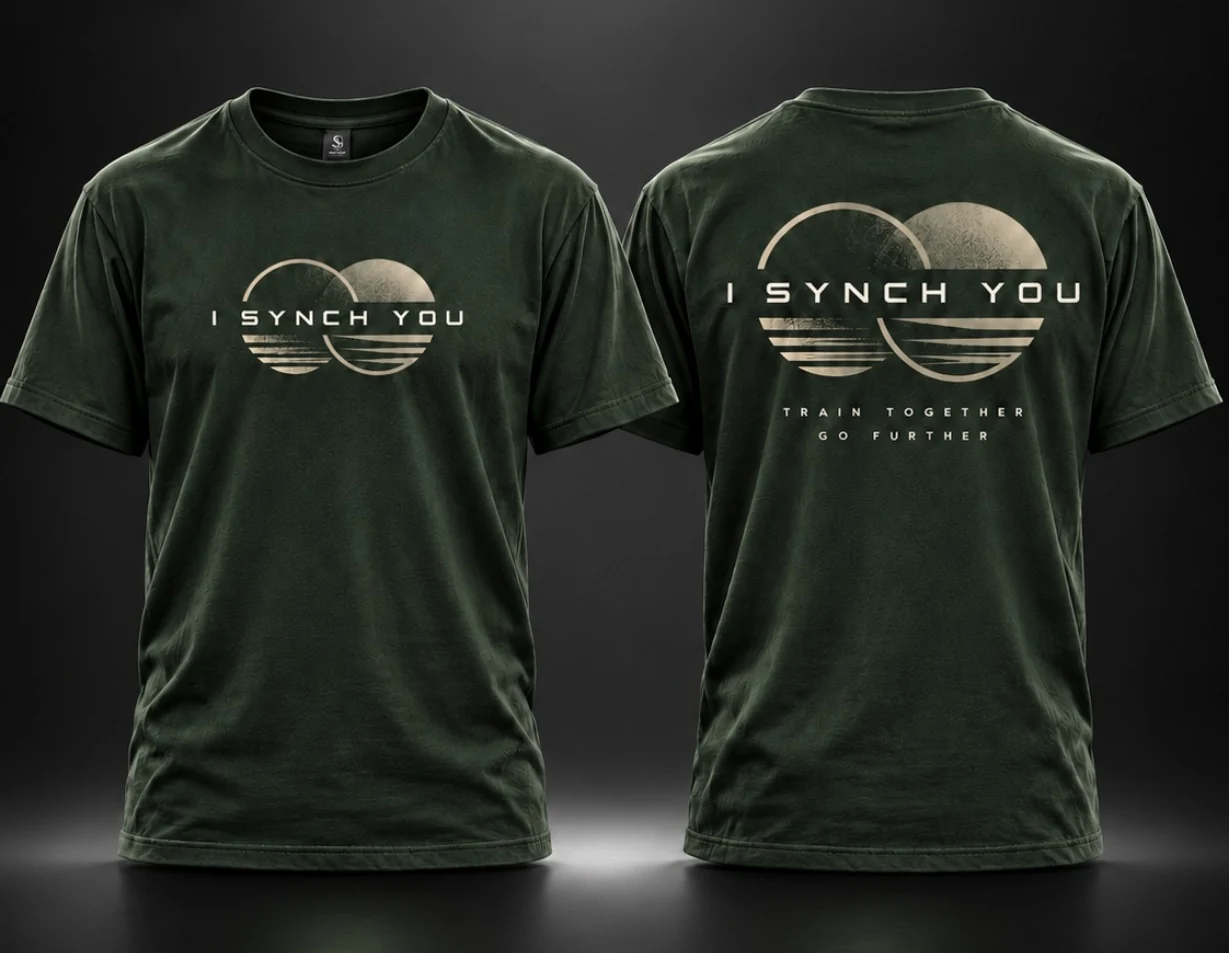 Camiseta I SYNCH YOU FOREST: vista delantera y trasera